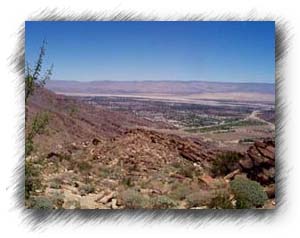 Looking back down the hill and toward Palm Springs form the top of my hike.